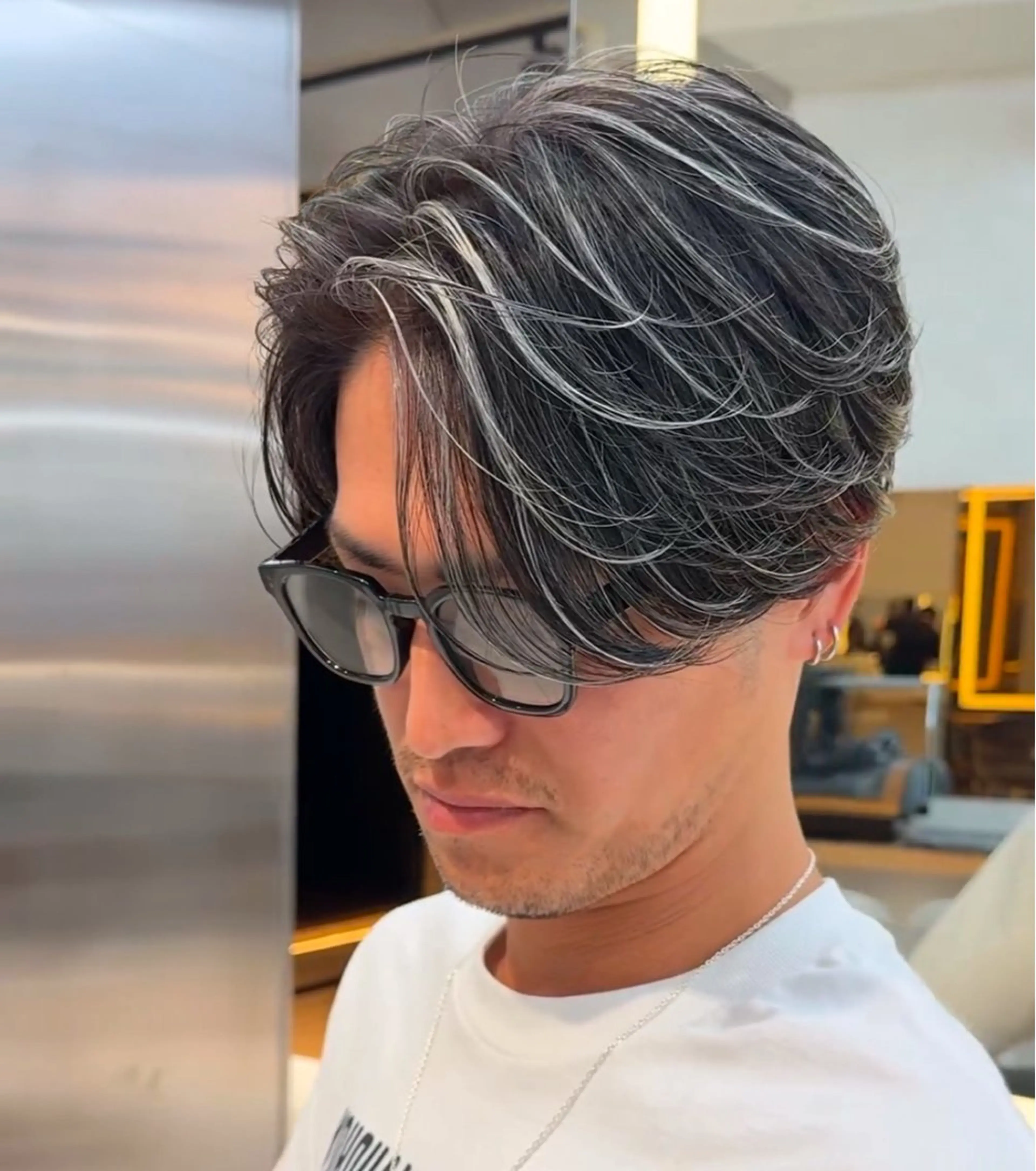 ホワイトメッシュの入れ直し: 40代男性向け