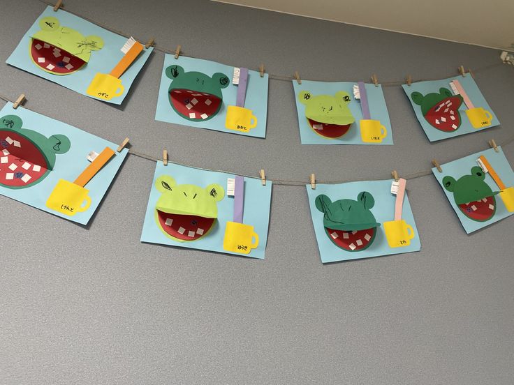 choooboo ⇦他の投稿はこちらから！ 6月の虫歯予防デー🦷🪥 子どもたちに歯の大切さについての 伝え方って悩みますよね💭ホワイトボード用のペンとメラミンスポンジがあれば、 子どもたちと楽しみながら 製作を楽しむことができます☺️ サブスク配信素材も是非印刷して