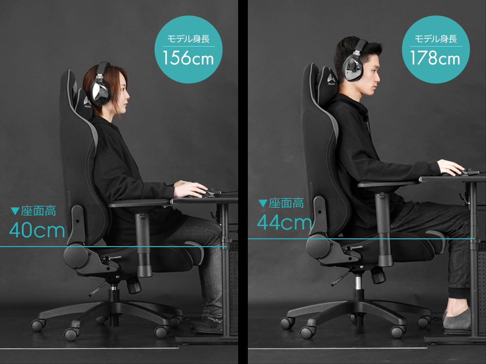 机の高さと椅子の座面の高さの関連性Bauhütte®