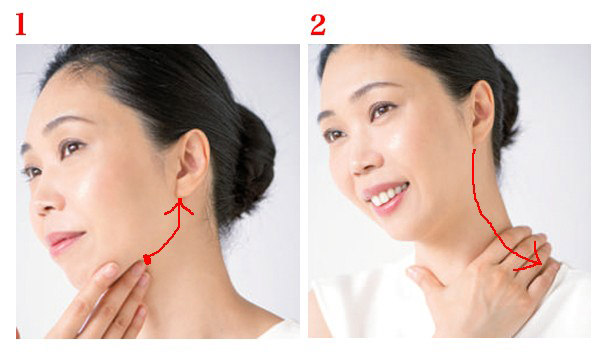 二重あご 1分!!あごの下のたるみを取る方法 マッサージ・運動