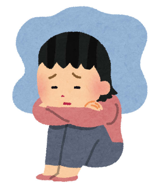 かわいい 疲れた 素材イラスト・フリー素材なら「シンテリ」