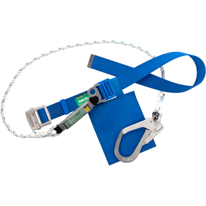 dショッピング 安全帯 胴ベルト型 墜落制止用器具 タイタン TITAN サンコー 新規格 RICORO-N リコロ-N R507N Mサイズ胴ベルト型墜落制止用器具 胴ベルト型安全帯 1丁掛け ロック装置付き 巻取式 リール式 ランヤード 巻き取り 軽量 高所作業 落下防止 電気工事