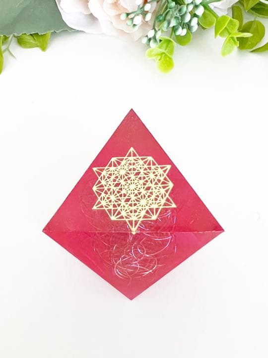 クリアクォーツ オクタヒドロン 統合