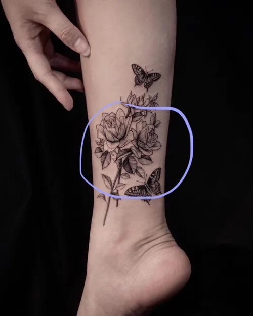 ふくらはぎ タトゥー 痛みTikTok