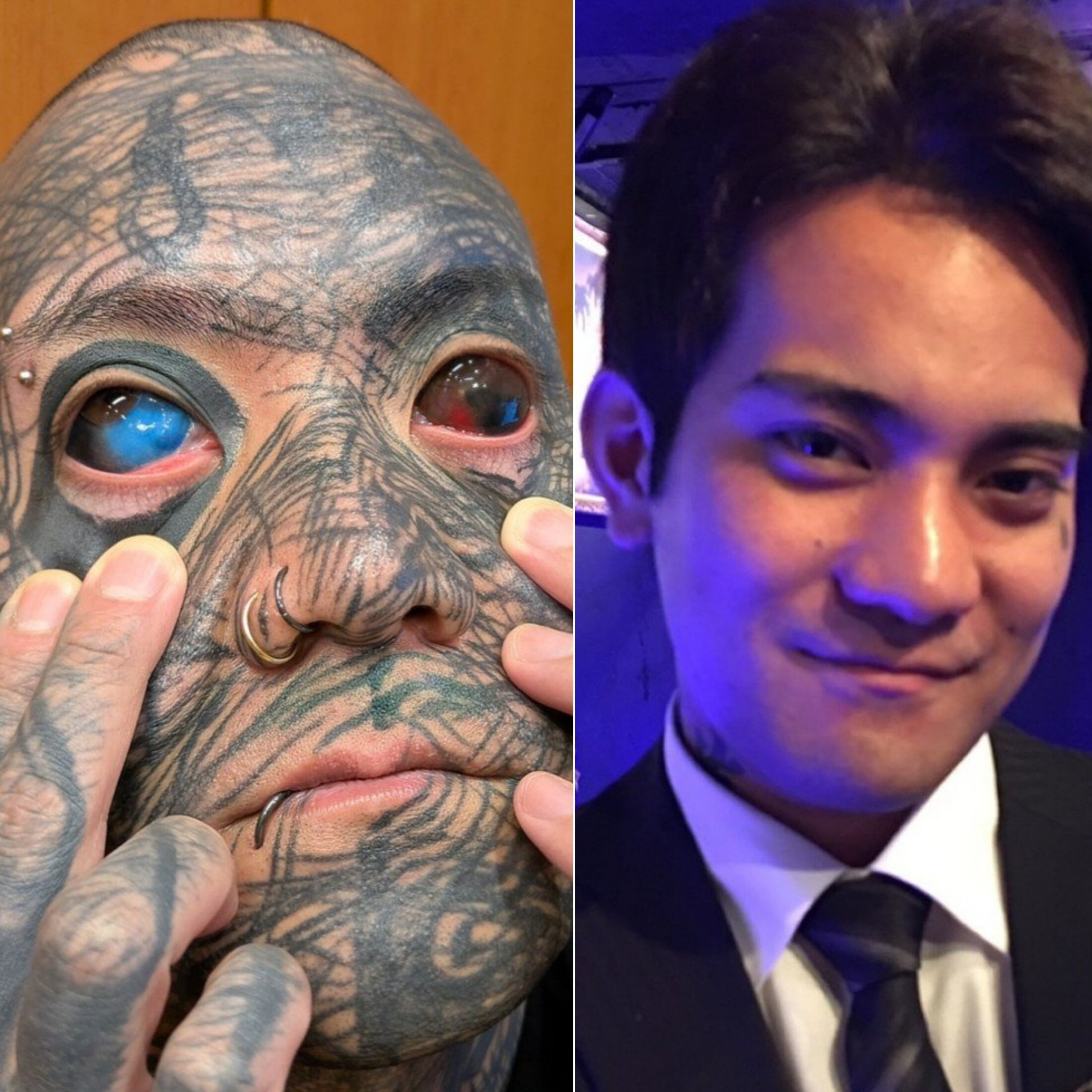 豪州で流行！？白目をカラーに変色させる眼球タトゥー--人民網日本語版--人民日報