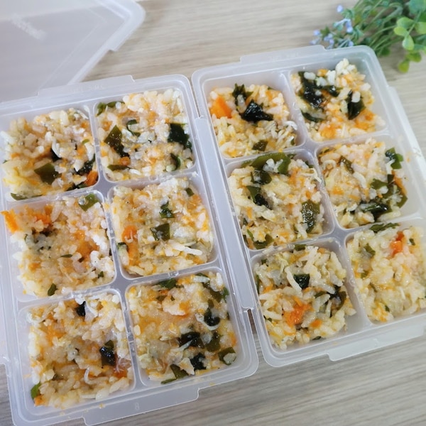 離乳食 しらすと豆腐のおやき