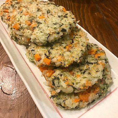 手づかみ 納豆入り焼きつくね かみかみ期離乳食