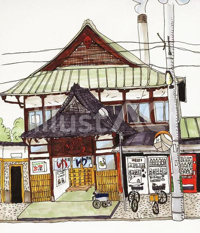 銭湯 せんとう イラスト素材841152- フォトライブラリ