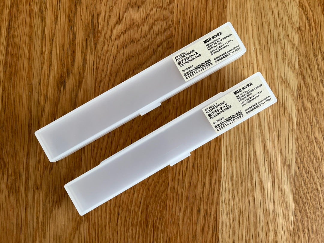 無印良品の歯ブラシスタンドと洗面コップがおしゃれで収納もしやすい！ - 都会より田舎が好き