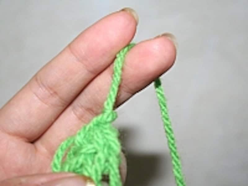 ゆび編みします 「ボール型エコたわし」作り方 2 2 : ゆび編みの妖精ちゃんち