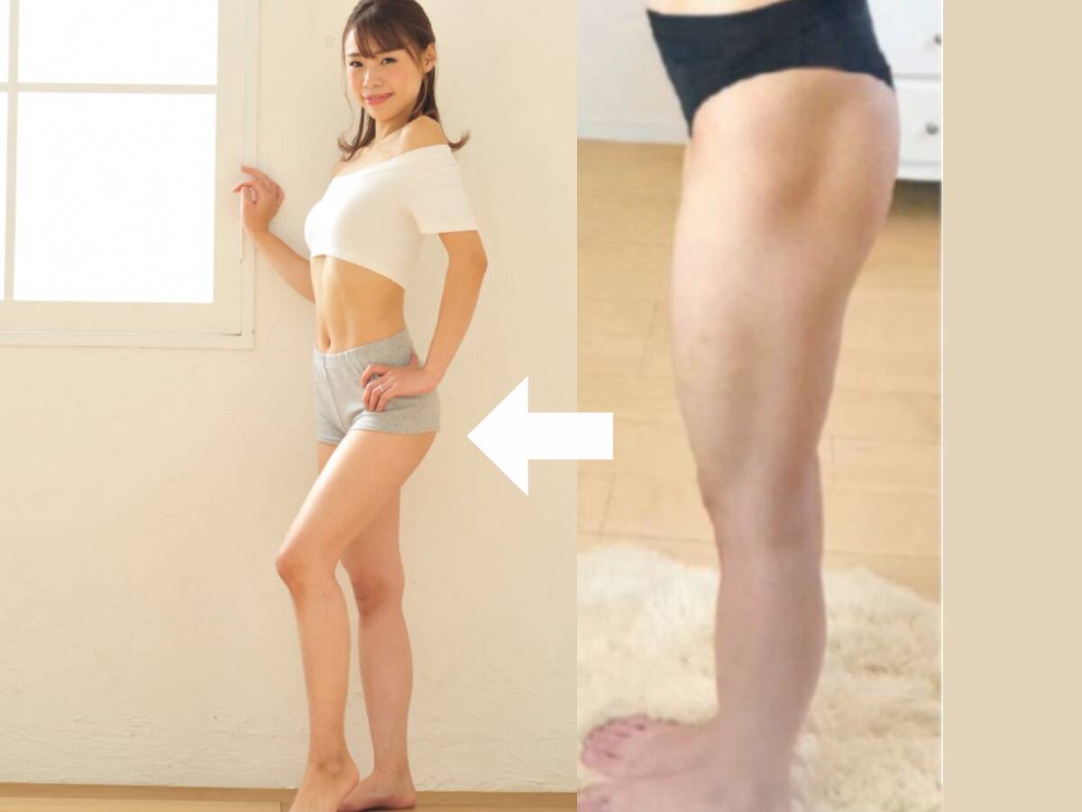 ２ヶ月でこの変化！ふくらはぎ痩せ ビフォーアフター埼玉 東浦和 足のむくみ脚やせ専門 美脚サロンAria-アリア