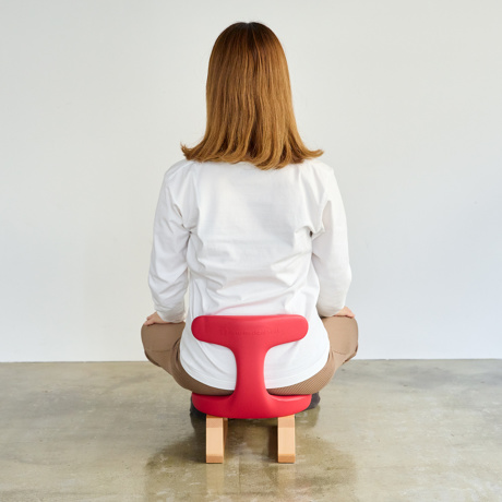 YOZA ストレッチ あぐら 正座 股関節 クッション インテリア 骨盤 背筋 姿勢 体重負担軽減 マイクロビーズ : アイデア.info - 通販- Yahoo!ショッピング