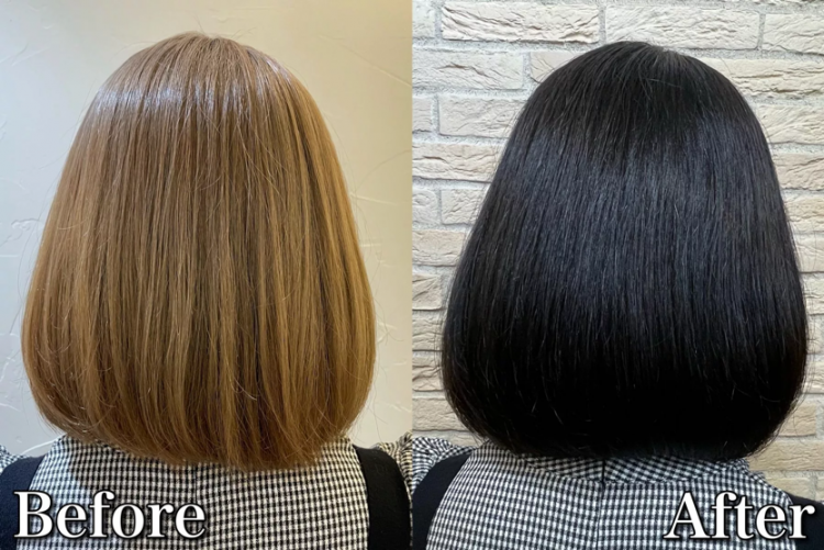 大人気のハイライト×暗髪カラーで、顔まわりを明るく見せるおしゃれ髪に♡│美容室・美容院Lee リー