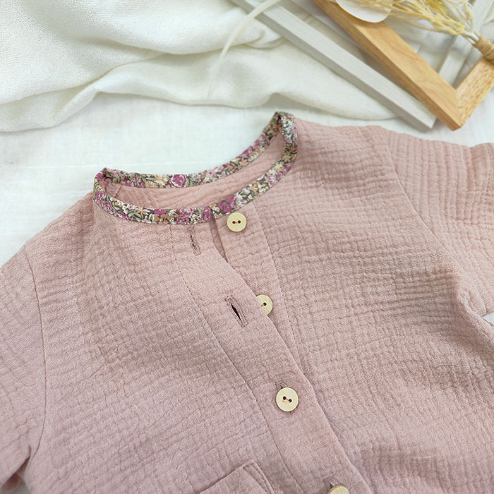 作り方動画付きぽこぽこダブルガーゼでパジャマを作りました♪縫いのくらし I ベビー服・こども服の型紙 ラ・スーラ