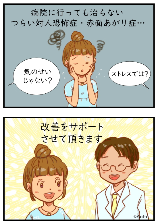 社交不安障害 社交不安症 対人恐怖症症例・障害はたらく人・学生のメンタルクリニック