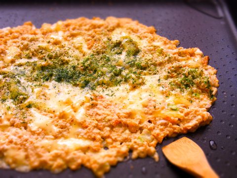 基本 定番！明太もちチーズもんじゃ