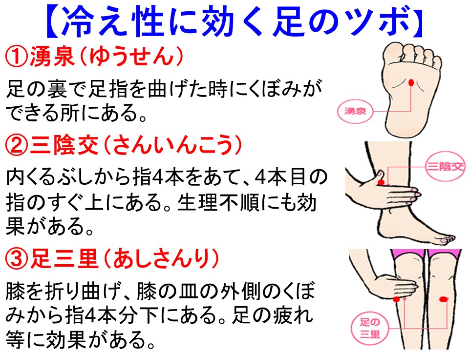 冷えを改善するツボ - からだ接骨院グループ