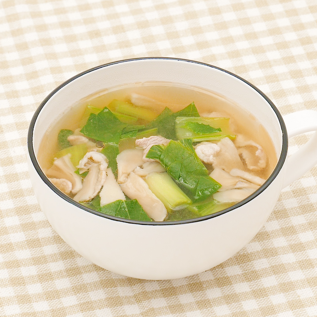 チンゲン菜のおかか和えぬくもりのおうち保育給食レシピ集