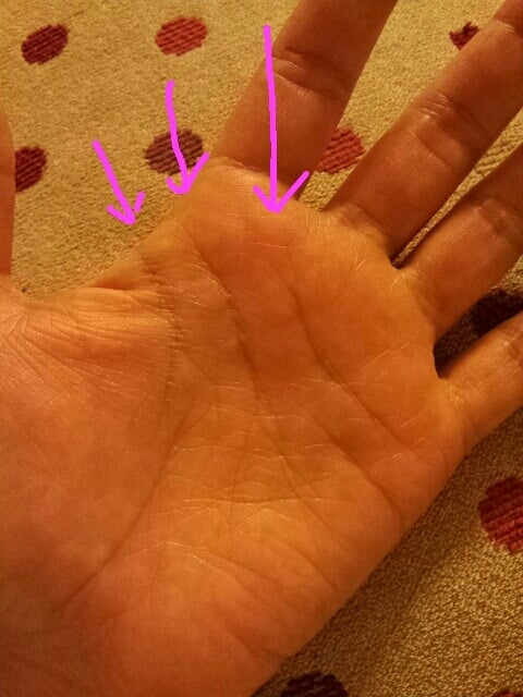 ますかけ線 手相 両手 珍しいの写真素材 - PIXTA