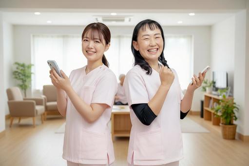 介護 福祉 高齢者イラスト