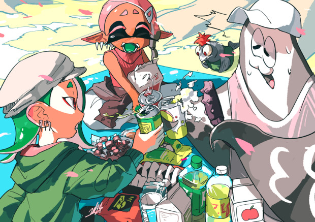 スプラトゥーン3 グランドフェス すりみ連合 ステッカー - メルカリ