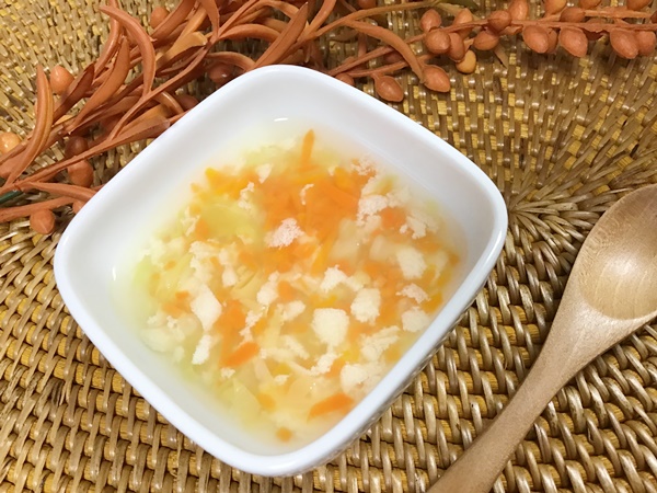 離乳食中期 絹豆腐のきなこがけ