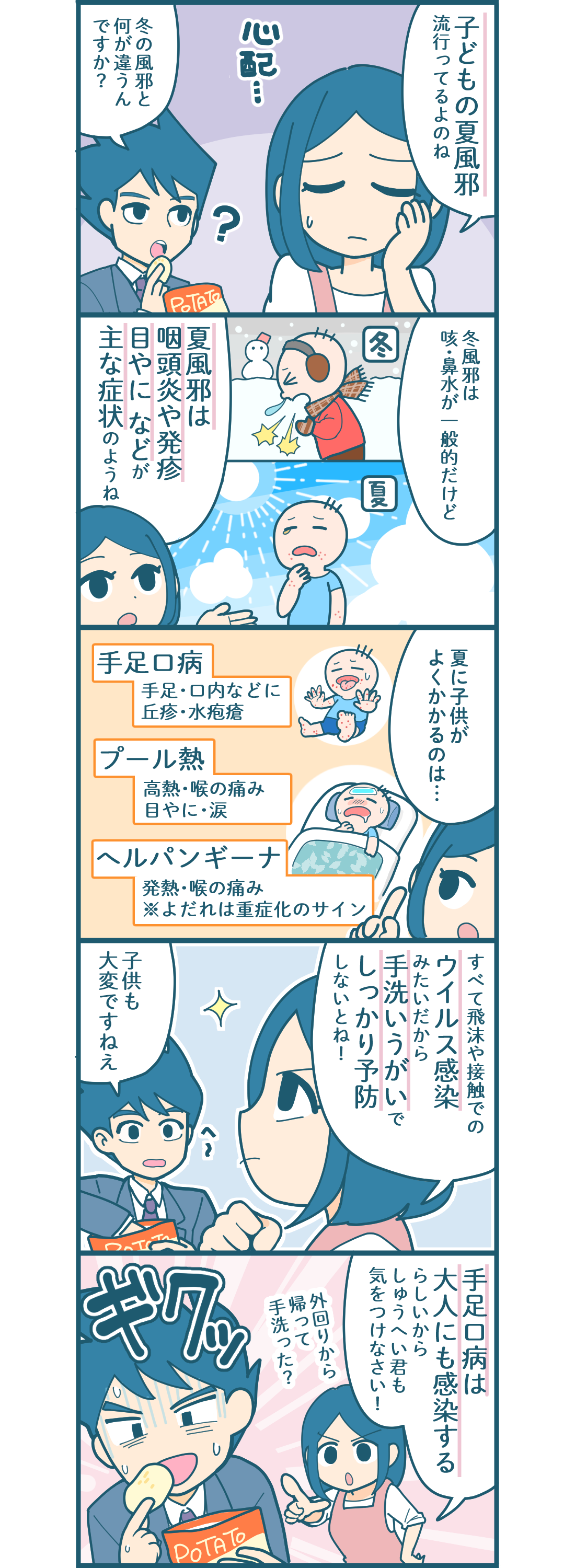 鼻水出たらNG？＞ピンチ！咳が悪化してる ⇒助けてくれたのは？ 第2話まんが：ユウマの気持ちママスタセレクト