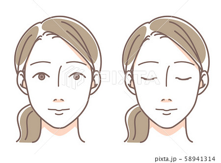 若くてきれいな女性のすっぴんの女性イラスト素材透過、PNGフリー画像ダウンロード - Pngtree