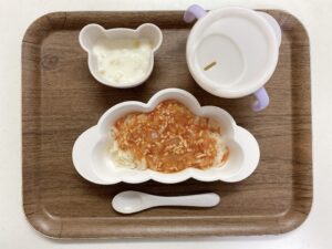 トマトソースのスパゲティ 作り方・レシピ 離乳食後期9～11ヶ月ごろたまひよ