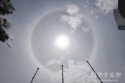 10 19 月齢71％ ハロー現象出現！！月明りによる光学現象と月のクレーターと星空ツアーオプショナルツアーいっぱいハワイ島マサシのネイチャースクール