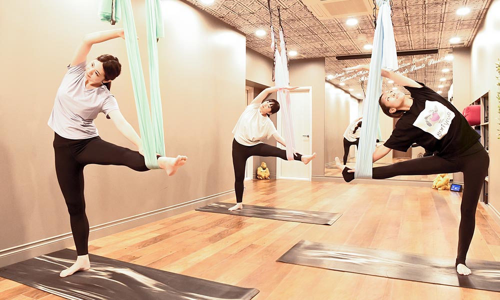 Body studio GRACE北仙台ピラティス パーソナルジム 空中ヨガ