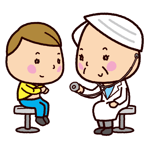 3枚並んだ診察券のイラストイラスト無料・かわいいテンプレート