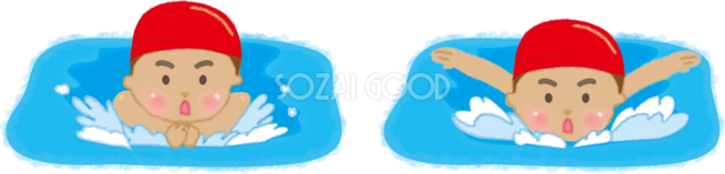 平泳ぎ基本姿勢