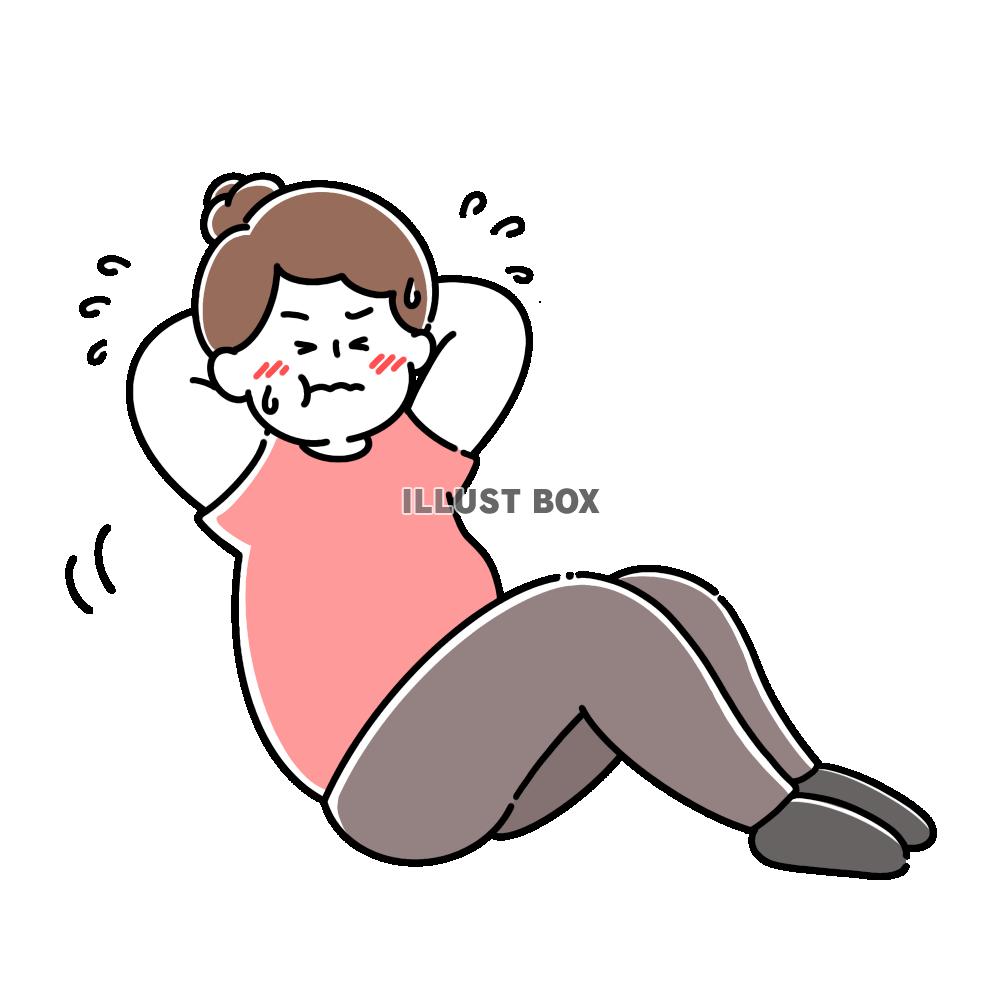 生活・物・運動 腹筋ローラーのかわいいフリーイラストフタバのフリーイラスト