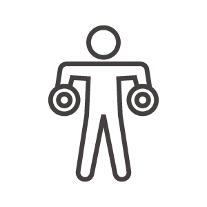 ダンベル アイコンイラスト無料イラスト・フリー素材なら「イラストAC」