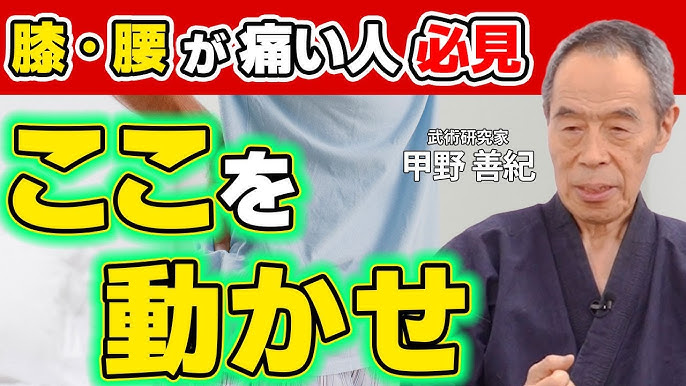 甲野善紀の身体の使い方と古武術TikTok