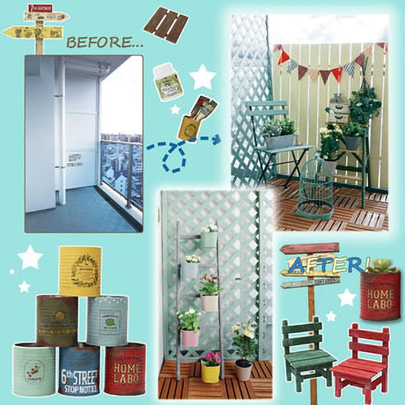 DIYの塗料におすすめ「バターミルクペイント」のいろいろな塗り方