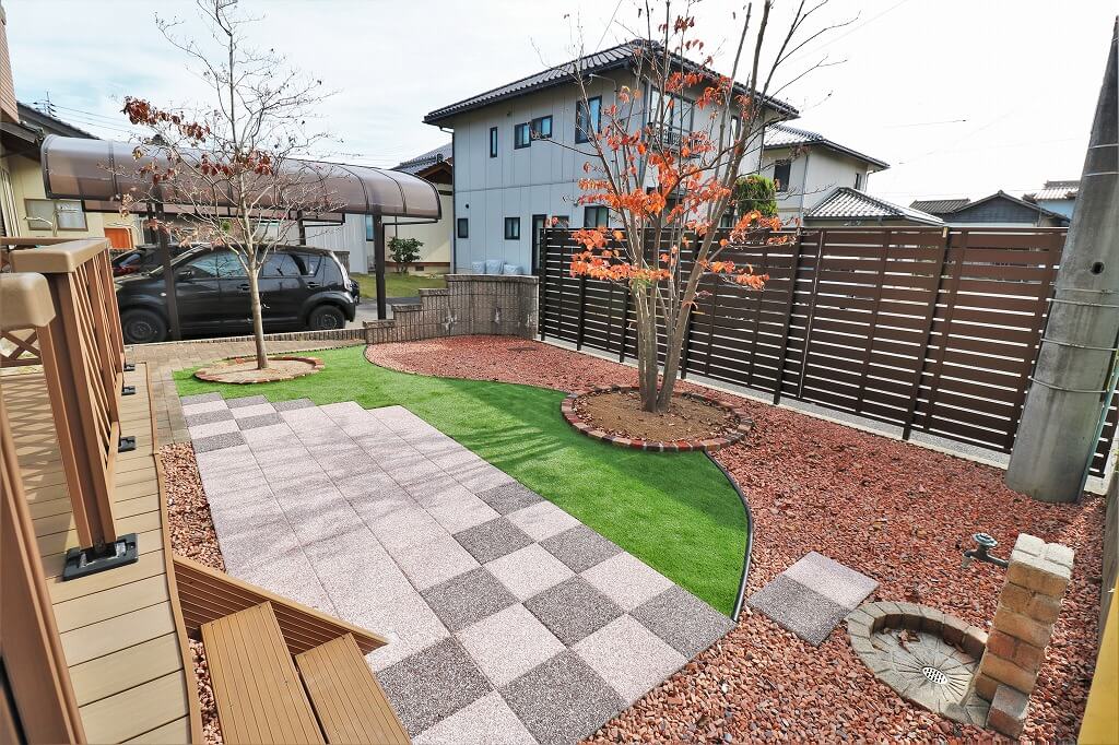 雑草対策、雑草と共存する庭 これでいいじゃん！これがいいじゃん！！な庭神奈川県厚木市│外構・エクステリア・山採り雑木の庭│景色工房サフラン モリニワ